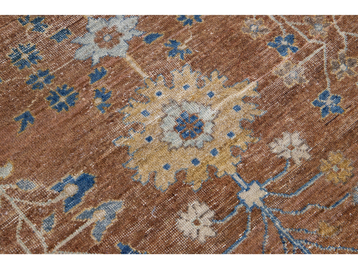Modern Indian Wool Rug 10 X 14