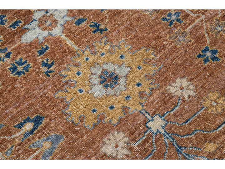 Modern Indian Wool Rug 9 X 12