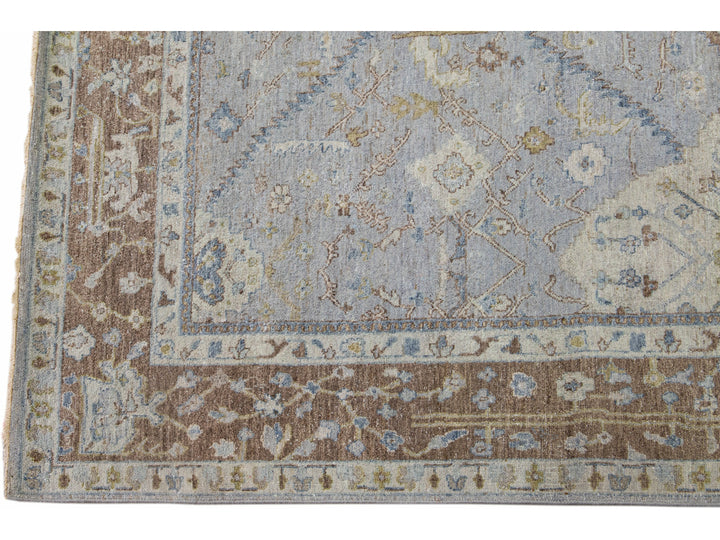 Modern Indian Wool Rug 9 X 12