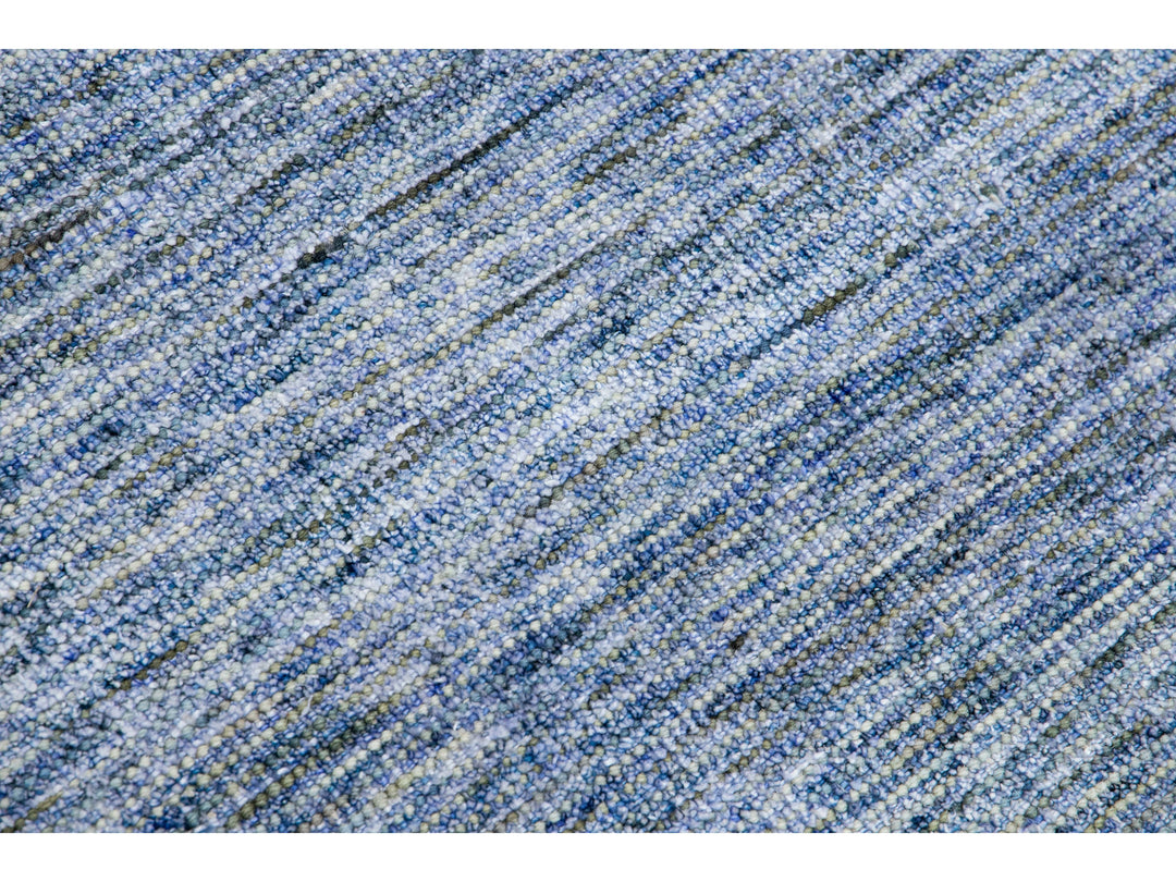 Modern Bamboo & Silk Groove Rug 12 X 15