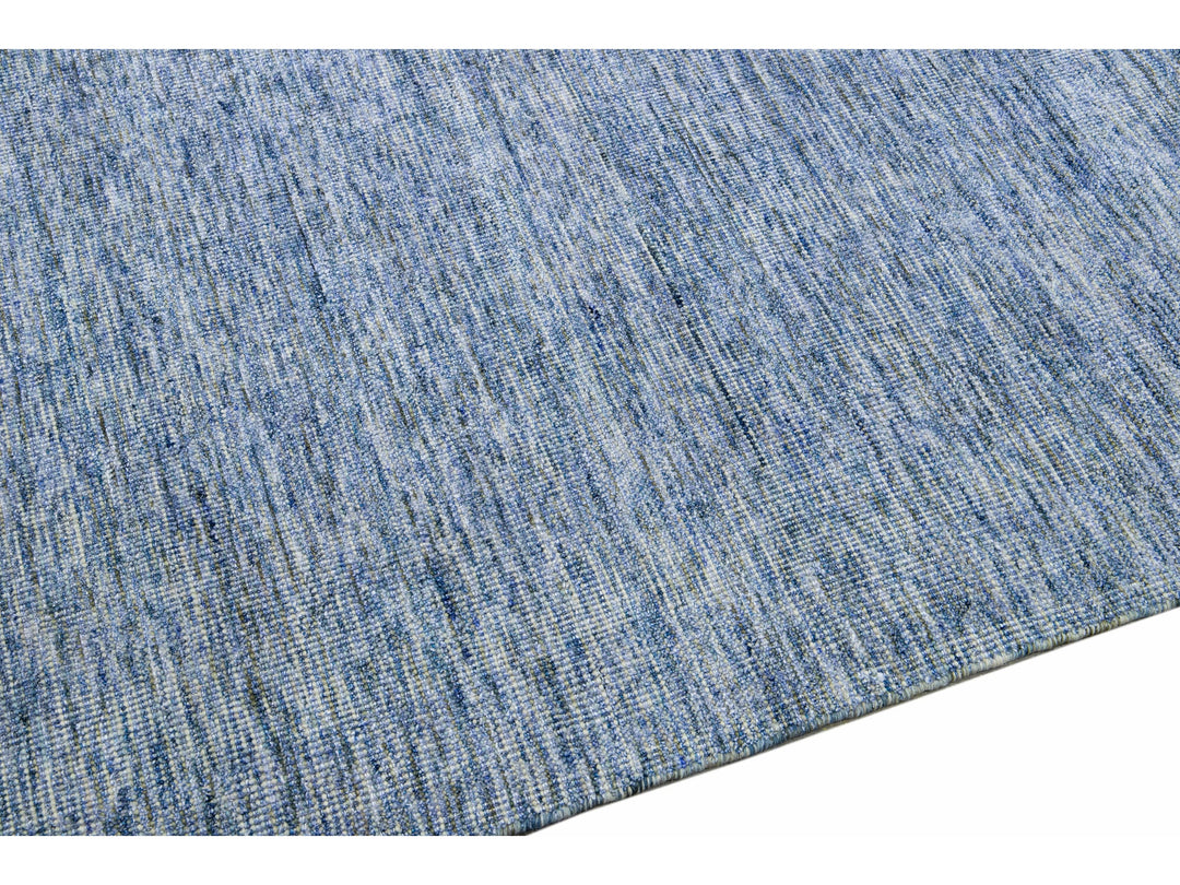Modern Bamboo & Silk Groove Rug 9 X 12