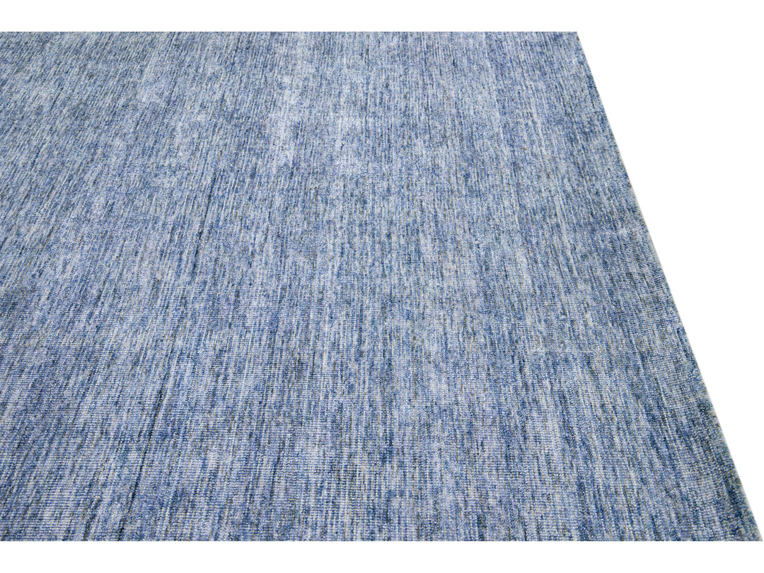 Modern Bamboo & Silk Groove Rug 9 X 12