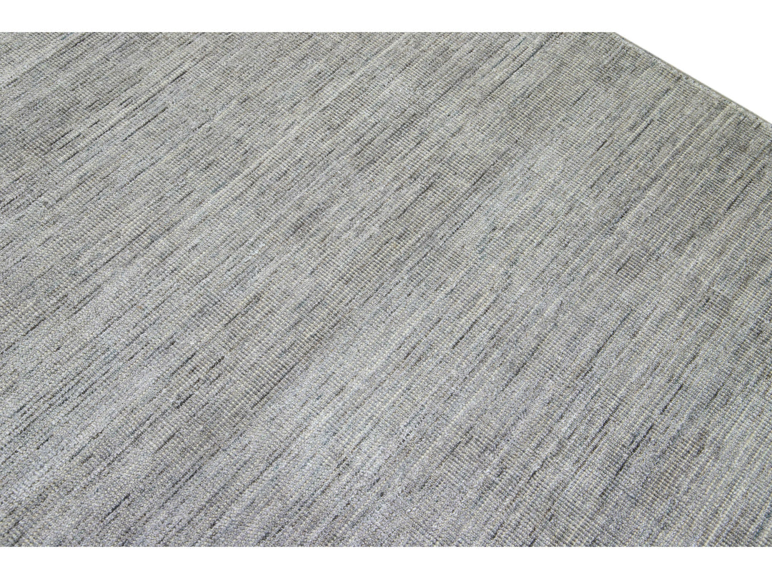 Modern Bamboo & Silk Groove Rug 12 X 15