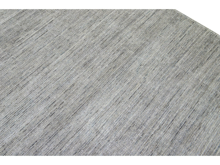 Modern Bamboo & Silk Groove Rug 12 X 15