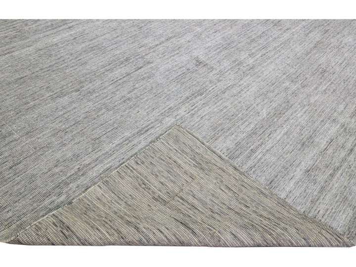 Modern Bamboo & Silk Groove Rug 12 X 15