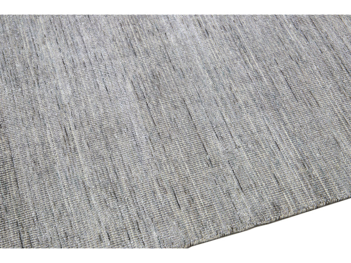 Modern Bamboo & Silk Groove Rug 12 X 15