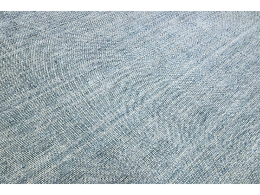 Modern Bamboo & Silk Groove Rug 9 X 12