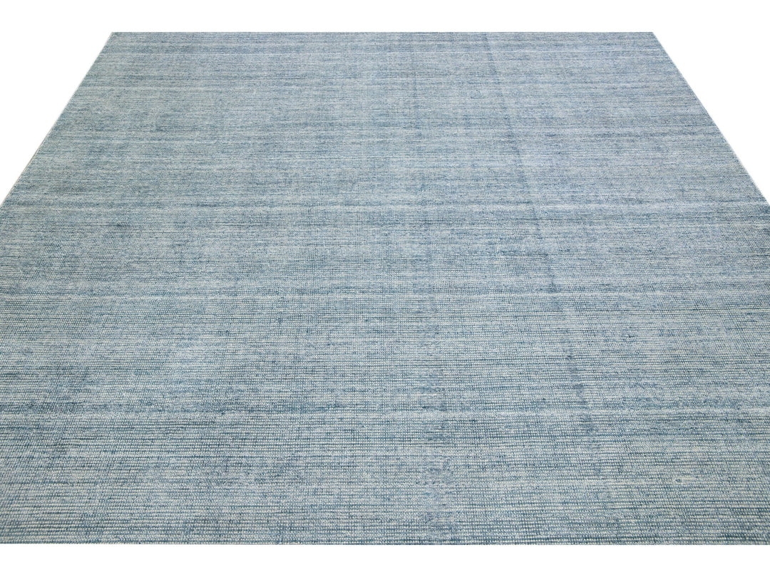 Modern Bamboo & Silk Groove Rug 9 X 12