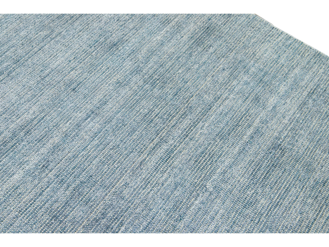 Modern Bamboo & Silk Groove Rug 9 X 12