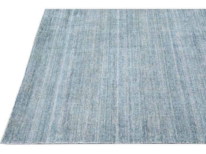 Modern Bamboo & Silk Groove Rug 9 X 12
