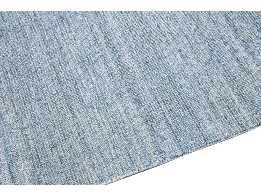 Modern Bamboo & Silk Groove Rug 9 X 12