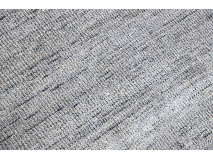 Modern Bamboo & Silk Groove Rug 9 X 12