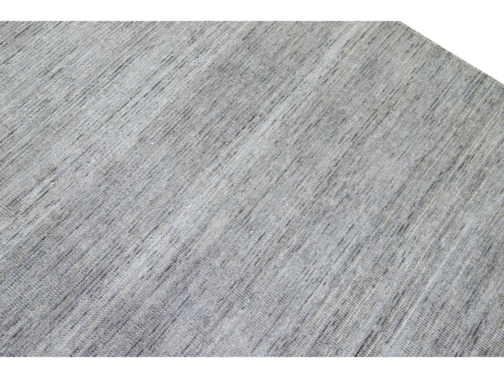 Modern Bamboo & Silk Groove Rug 9 X 12