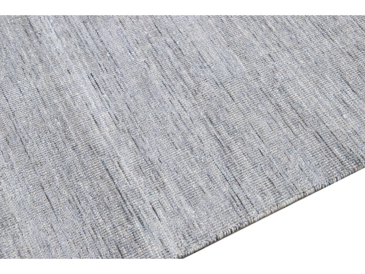 Modern Bamboo & Silk Groove Rug 9 X 12