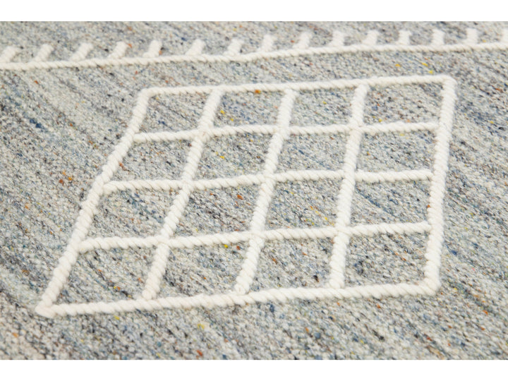 Modern Kilim Wool Rug 12 X 15