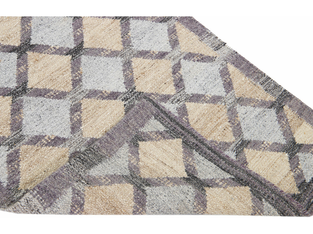 Modern Swedish Style Wool Runner 3 X 22