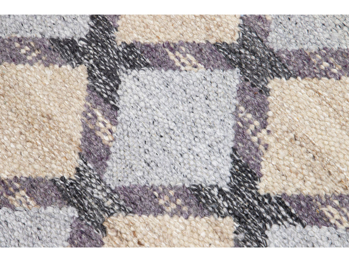 Modern Swedish Style Wool Runner 3 X 22