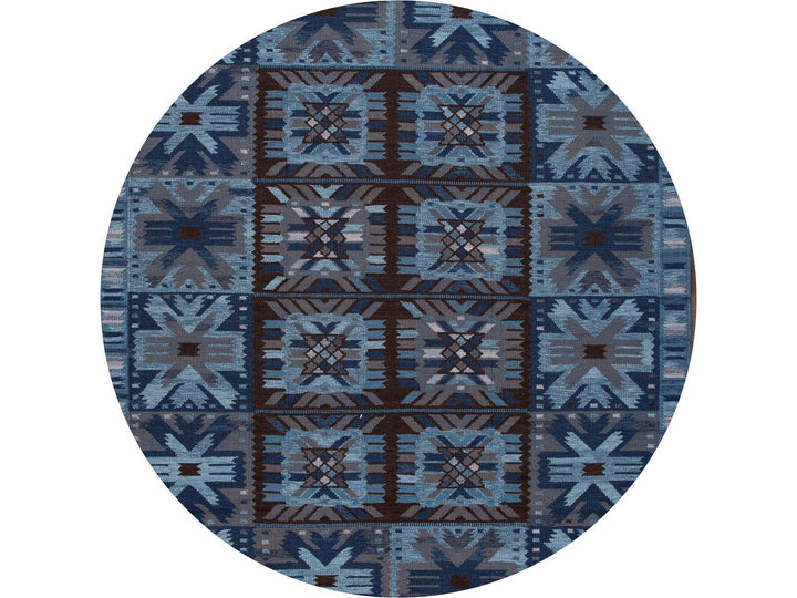 Modern Swedish Wool Rug 9 X 12