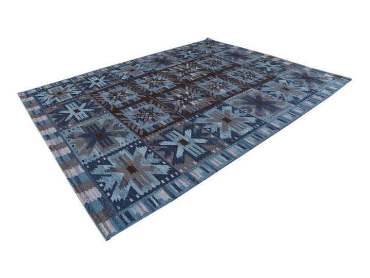Modern Swedish Wool Rug 9 X 12
