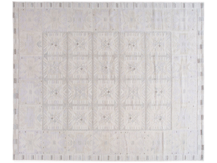 Modern Swedish Style Wool Rug 12 X 14