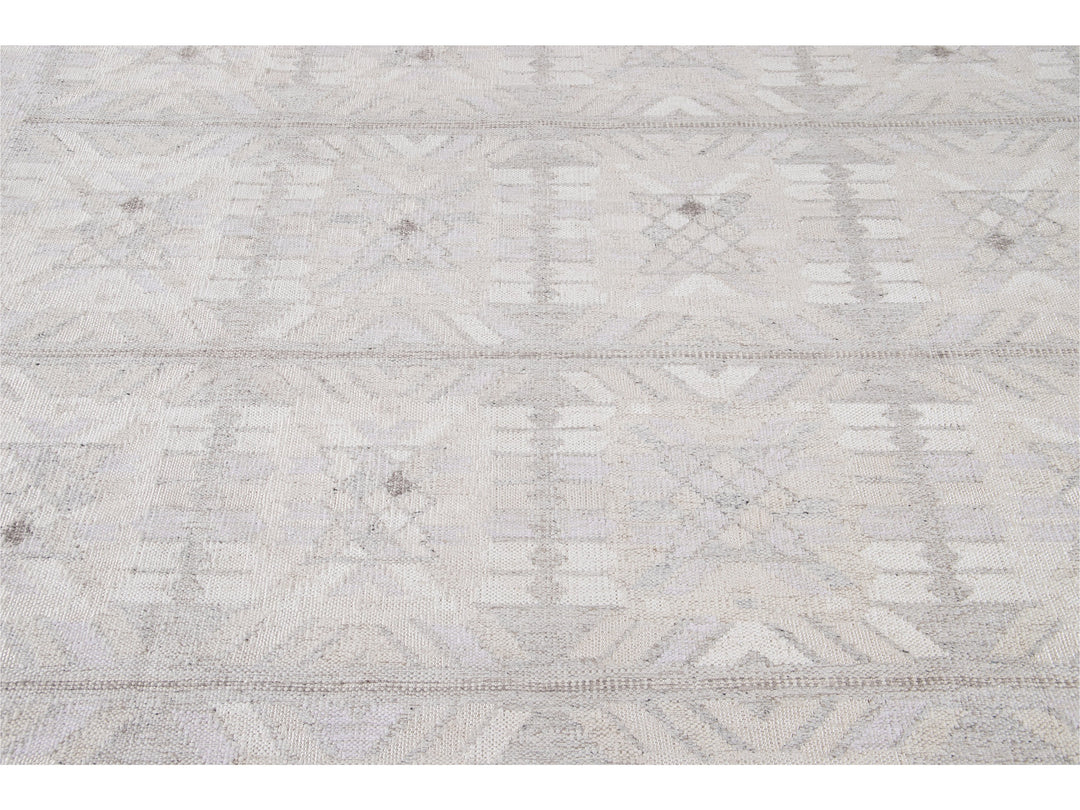 Modern Swedish Style Wool Rug 12 X 14