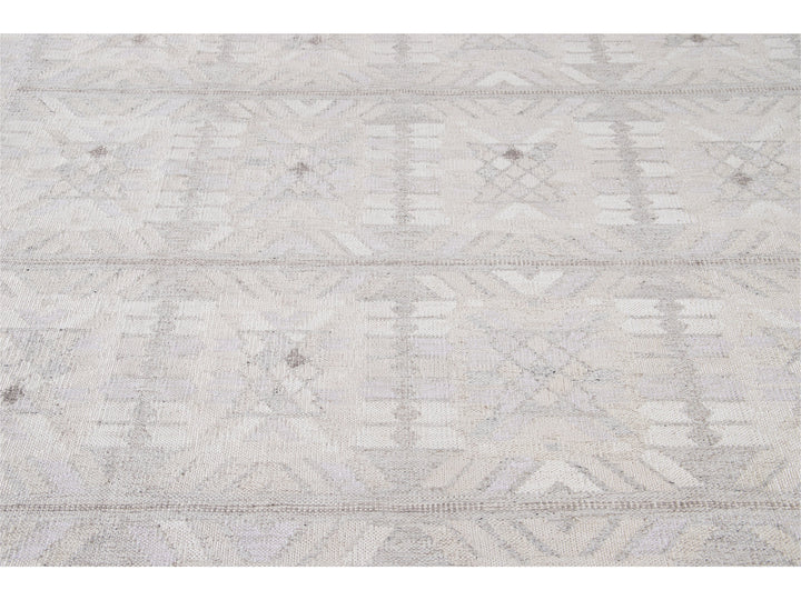 Modern Swedish Style Wool Rug 12 X 14