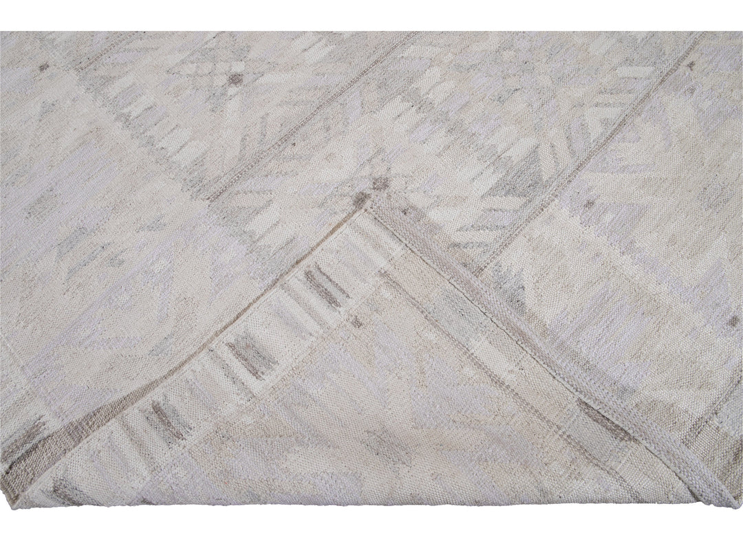 Modern Swedish Style Wool Rug 12 X 14