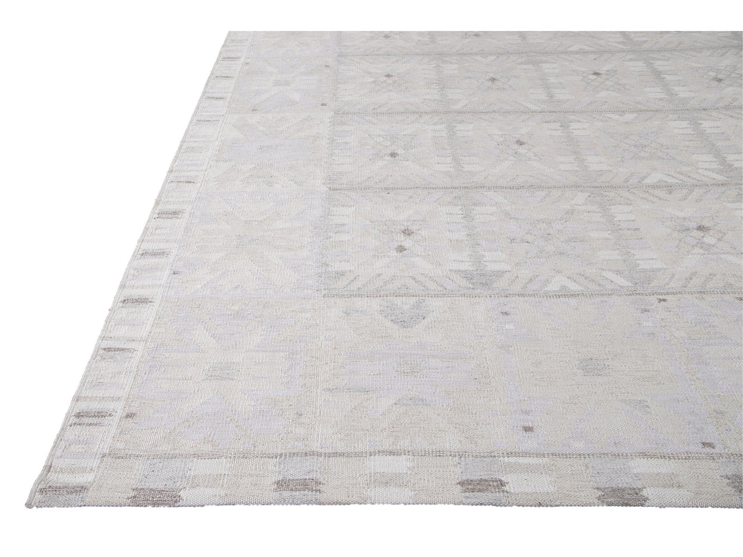 Modern Swedish Style Wool Rug 12 X 14