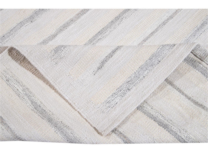 Modern Swedish Wool Rug 12 X 15