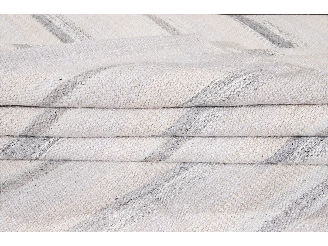 Modern Swedish Wool Rug 12 X 15