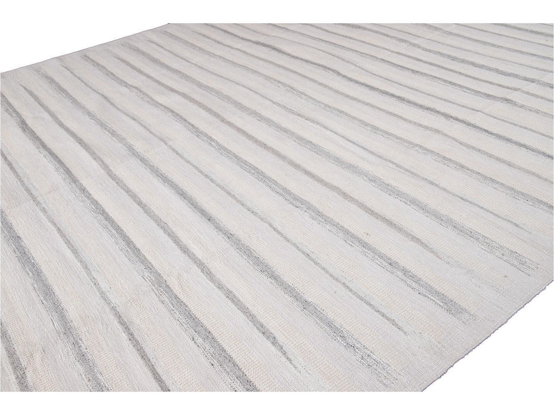 Modern Swedish Wool Rug 12 X 15