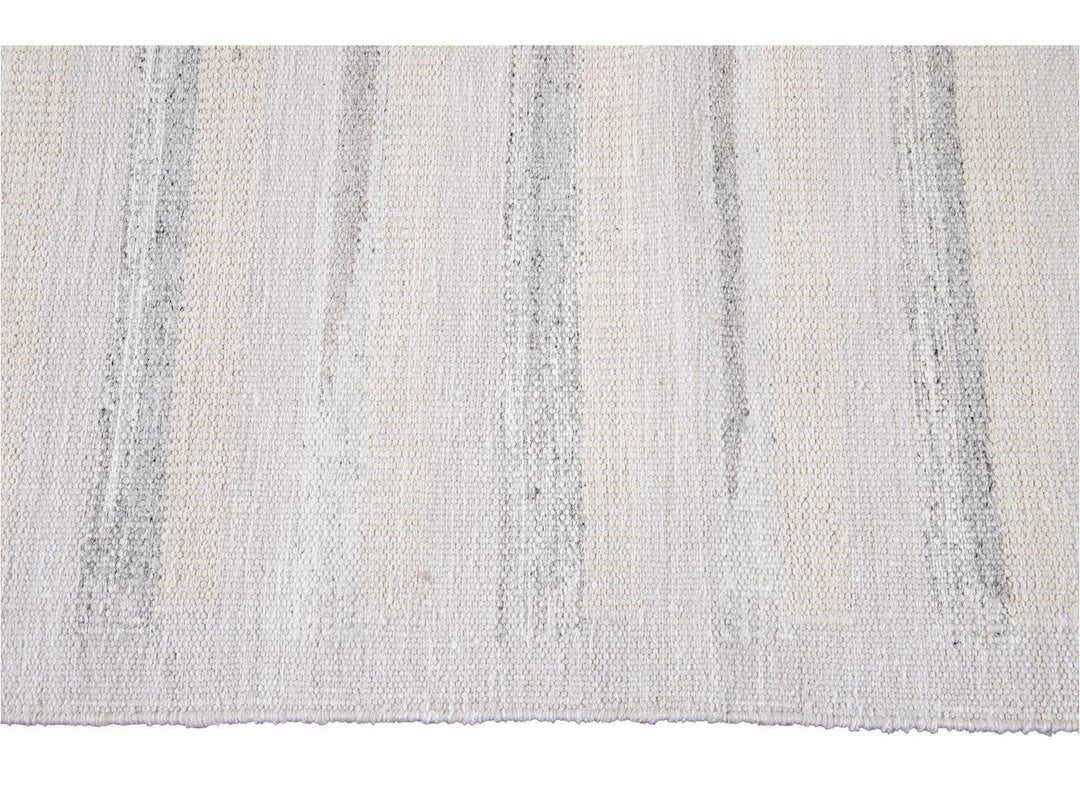 Modern Swedish Wool Rug 12 X 15