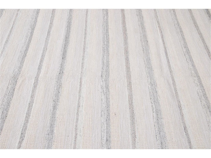 Modern Swedish Wool Rug 12 X 15