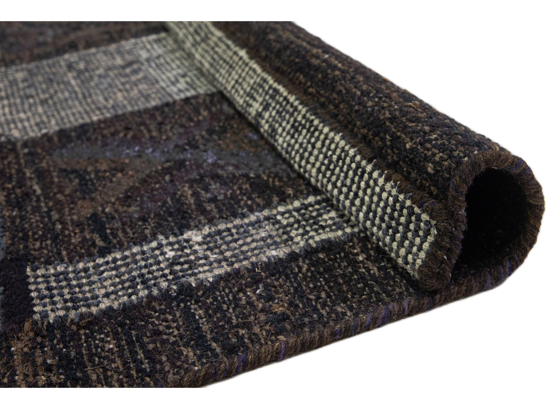 Modern Swedish Wool Rug 9 X 12