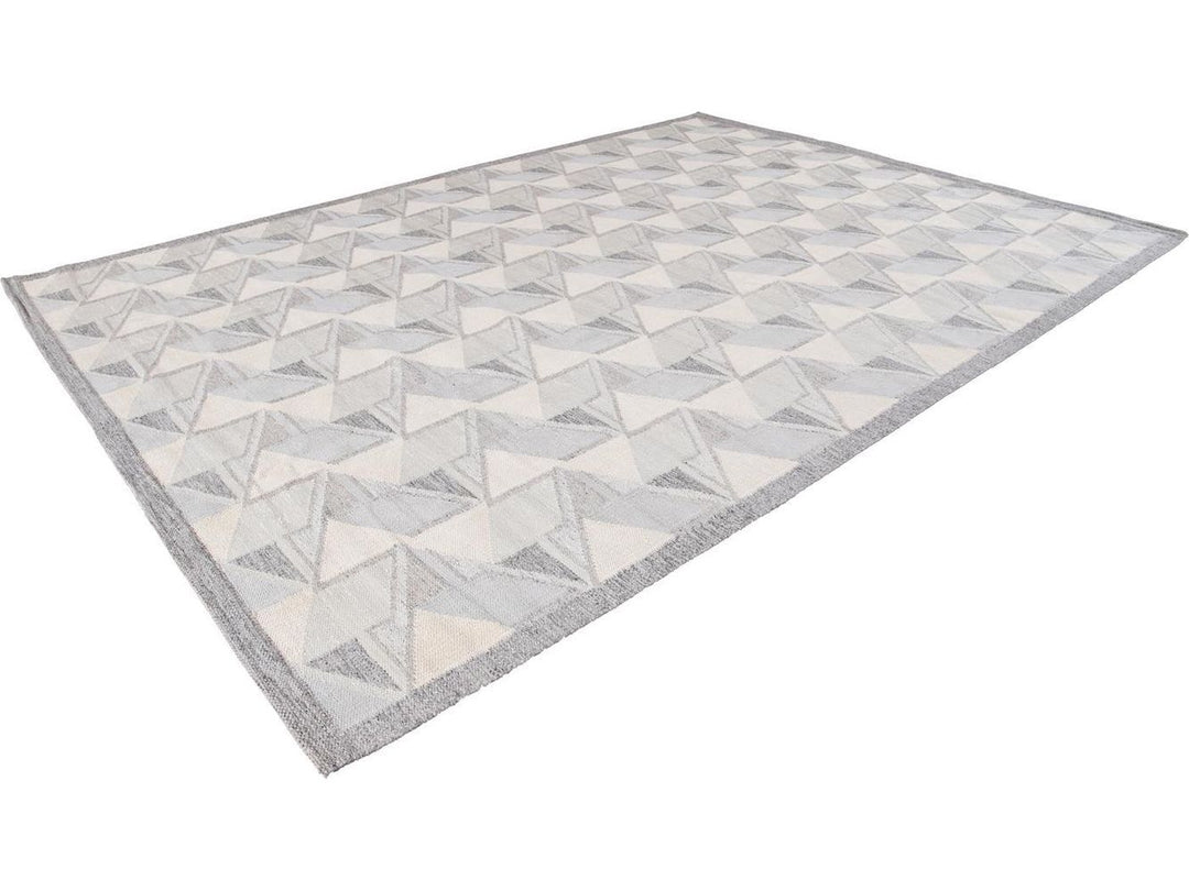 Modern Swedish Wool Rug 10 X 14