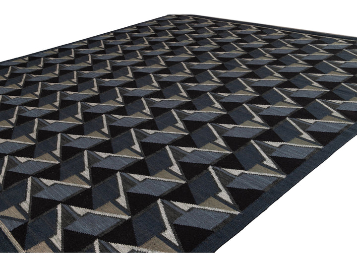 Modern Swedish Wool Rug 13 X 14