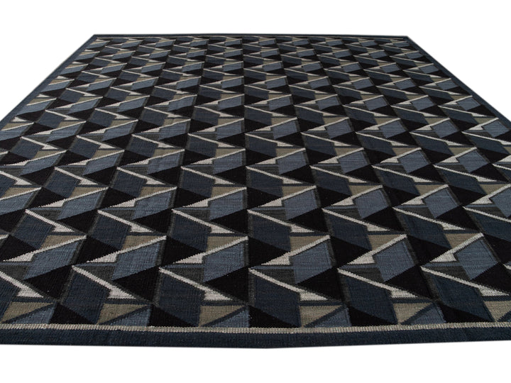 Modern Swedish Wool Rug 13 X 14