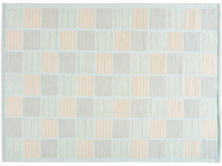 Modern Swedish Wool Rug 10 X 14