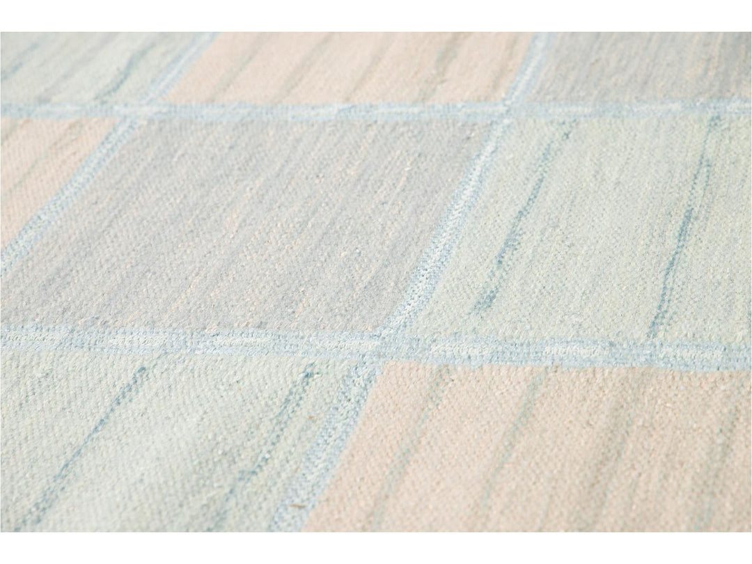 Modern Swedish Wool Rug 10 X 14