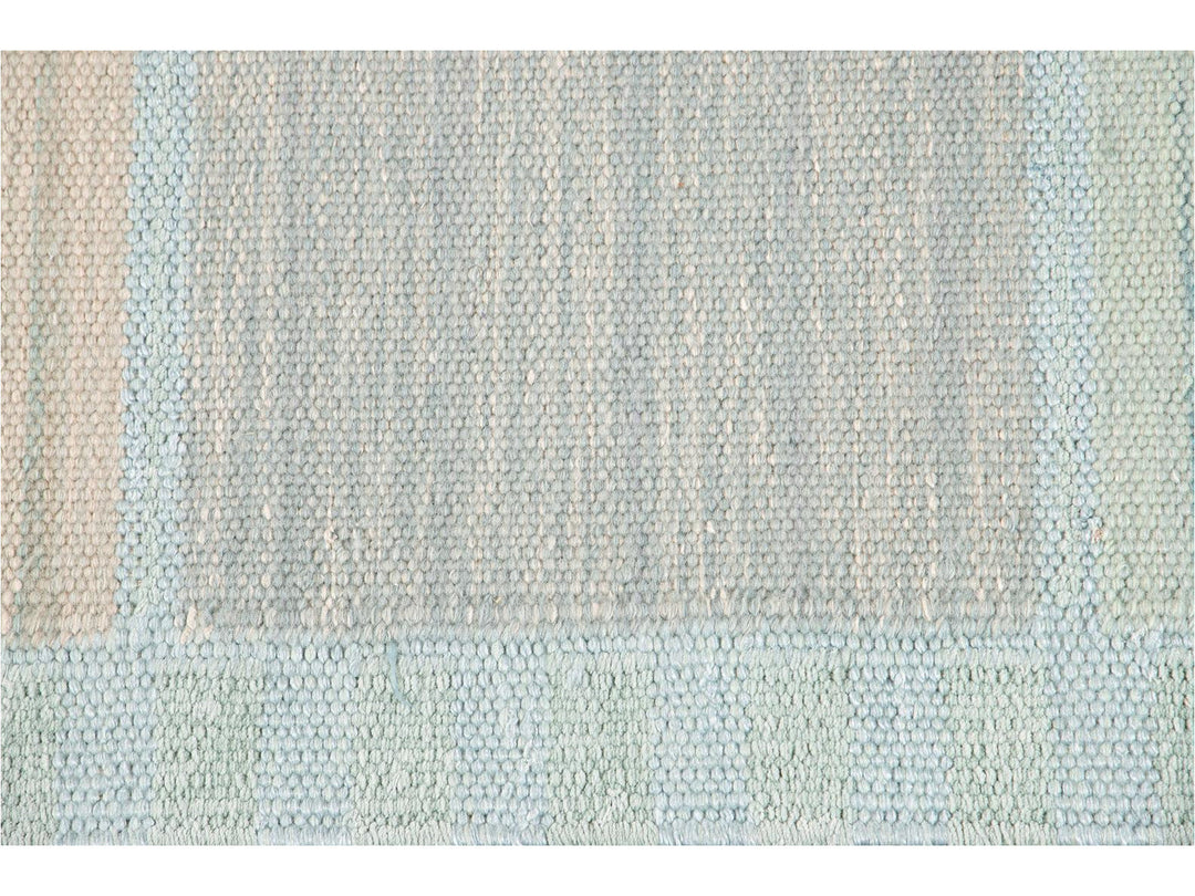 Modern Swedish Wool Rug 10 X 14