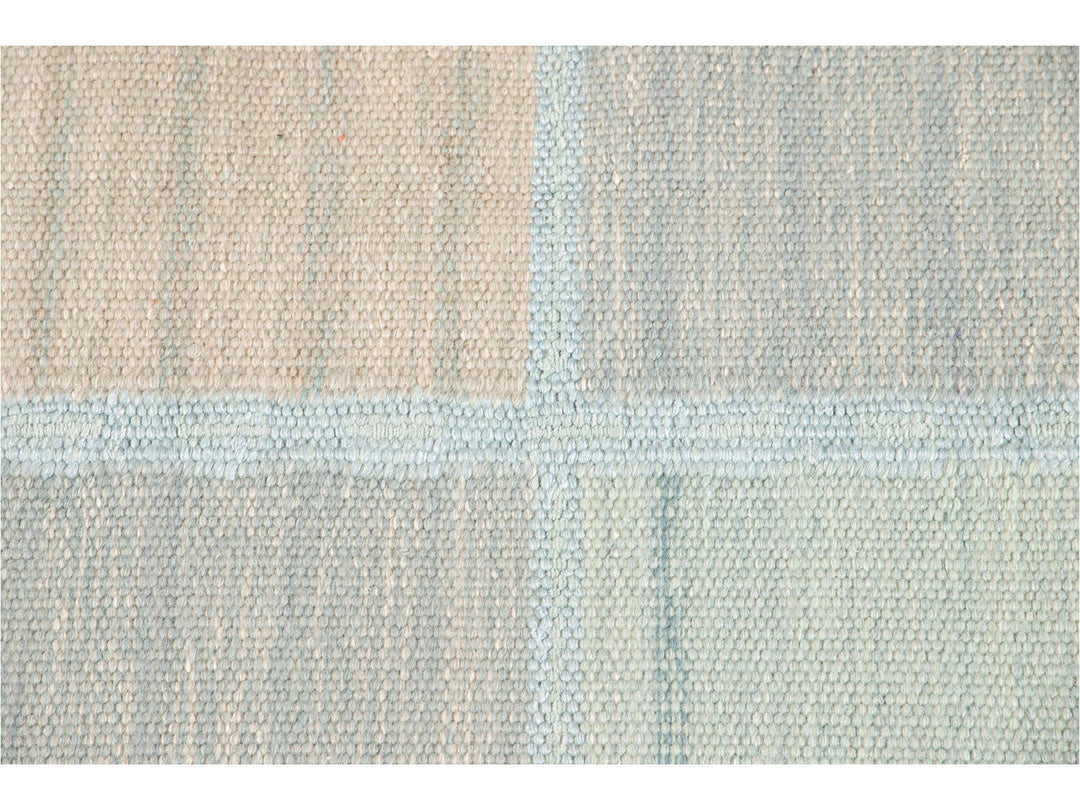 Modern Swedish Wool Rug 10 X 14