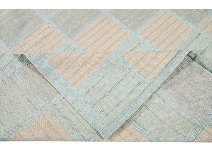 Modern Swedish Wool Rug 10 X 14