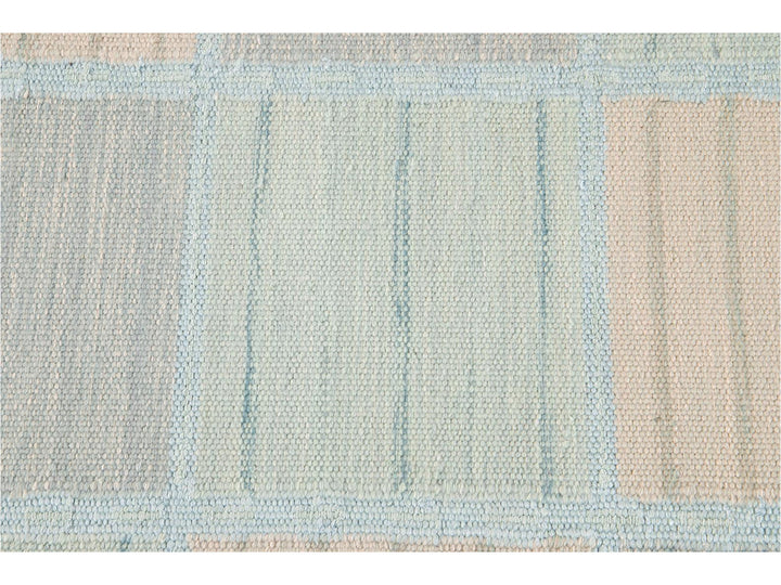 Modern Swedish Wool Rug 10 X 14