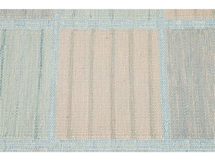 Modern Swedish Wool Rug 10 X 14