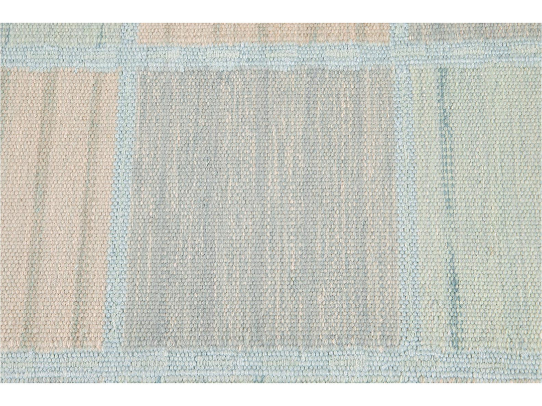Modern Swedish Wool Rug 10 X 14