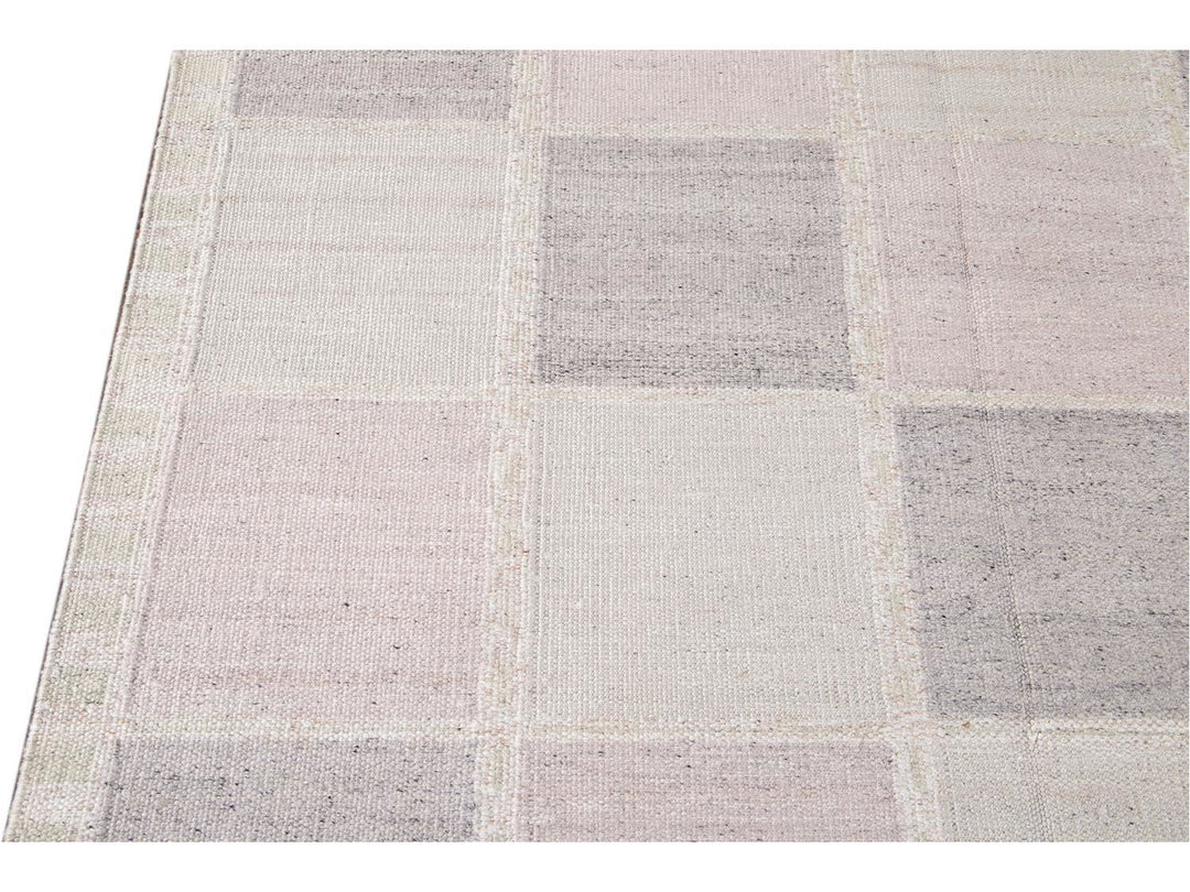 Modern Swedish Wool Rug 9 X 12