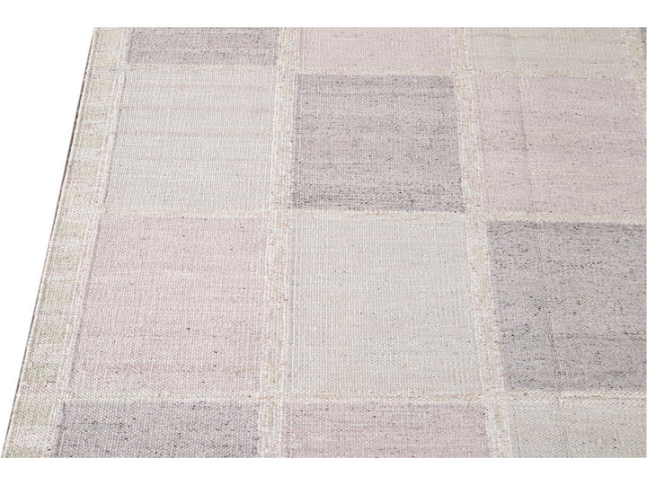 Modern Swedish Wool Rug 9 X 12