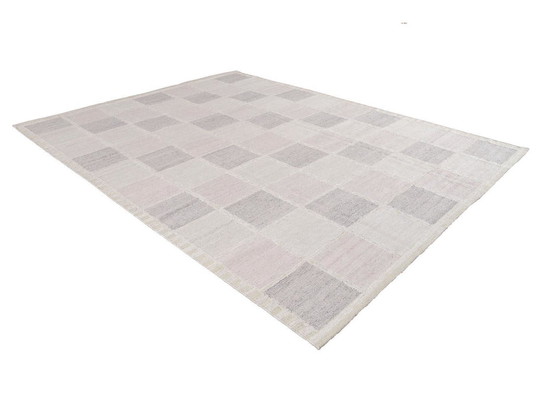 Modern Swedish Wool Rug 9 X 12