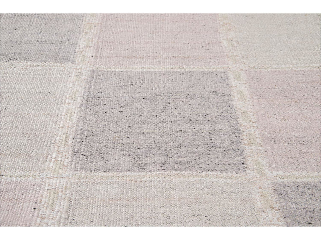 Modern Swedish Wool Rug 9 X 12