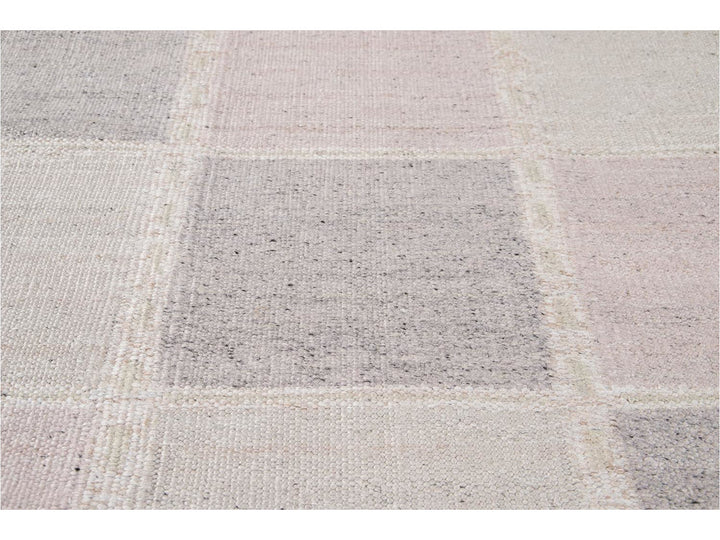 Modern Swedish Wool Rug 9 X 12